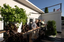 <p>The LUCID home was open to the public for tours during the Orange County Sustainability Decathlon which took place at the Orange County Fairgrounds in October. Steve Zylius / UCI</p>
 